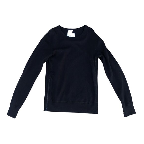 REIGNING Champ Heavyweight Side Zip Sweater Small Black - Picture 3 of 7